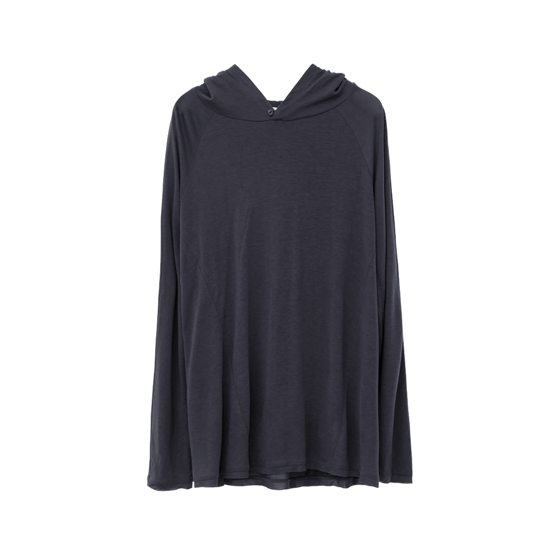 폴리테루 우먼 시어 후디 블루 차콜(Polyteru Women Sheer Hoodie Blue Charcoal)
