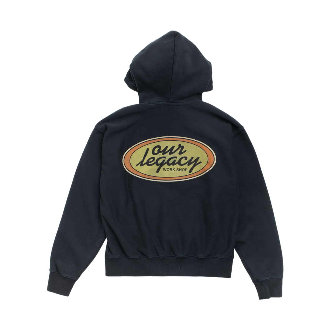 스투시 x 아워레가시 오발 집 후드 오버 다이(Stussy x Our Legacy Oval Zip Hoodie Over Dye) - 2