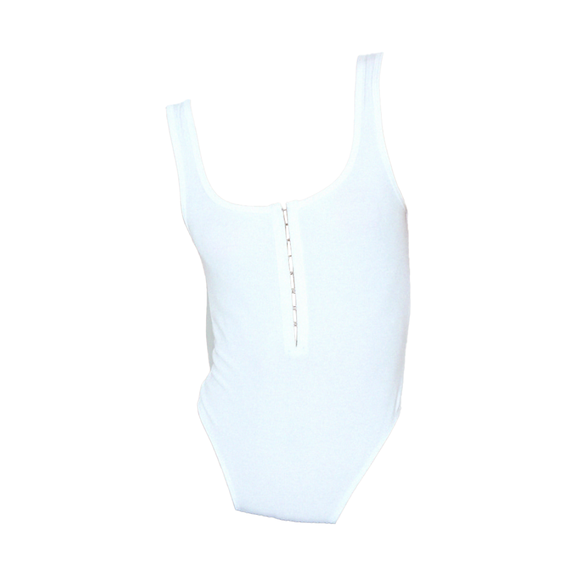 (W) 이니어 262 코어 립 바디 수트 퓨어 화이트((W) Innir 262 Core Rib Body Suit Pure White)