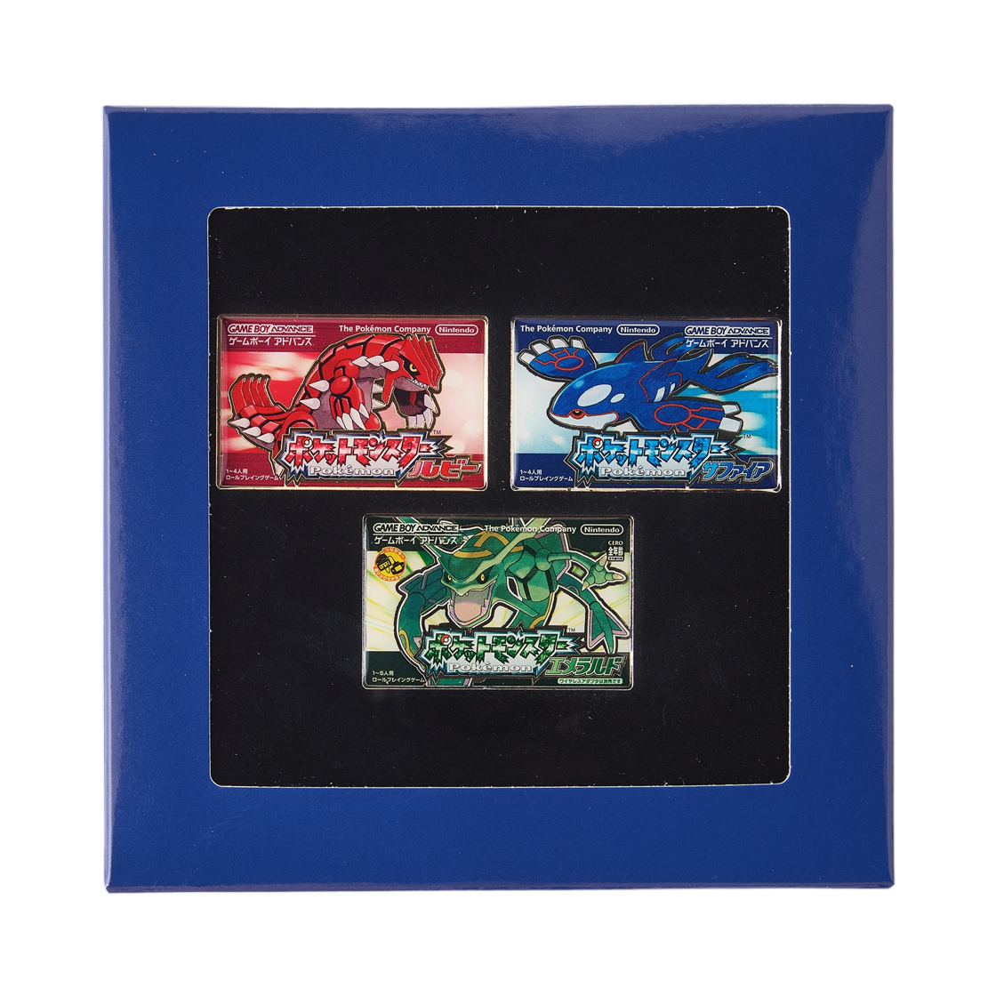 - Pokemon Center Package Pins Pokemon Ruby Sapphire And Emerald