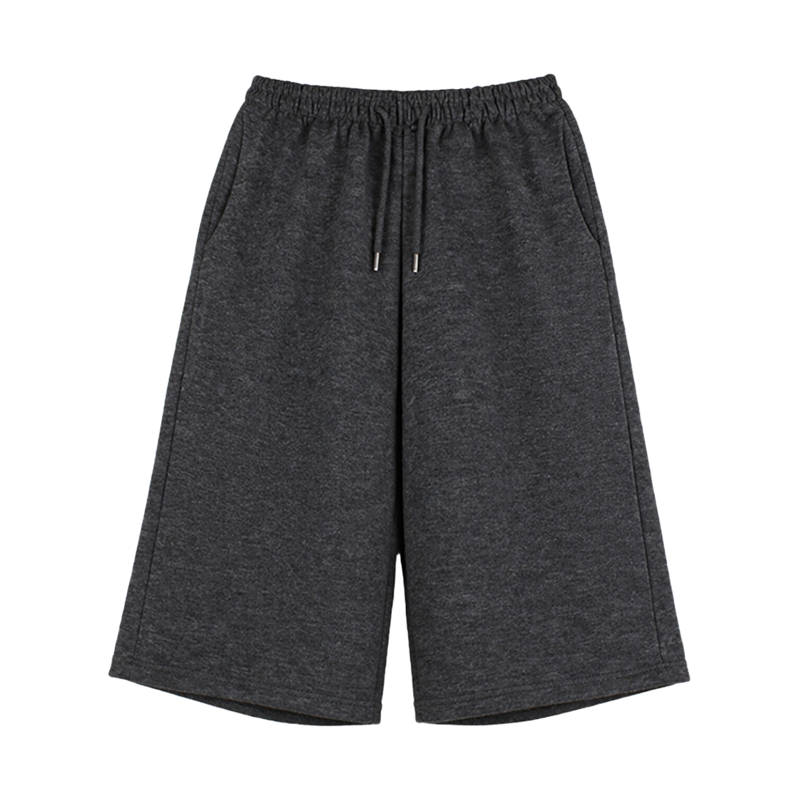 지크립 데일리 스트링 밴딩 버뮤다 스웻 쇼츠 반바지 차콜(GCLIP Daily String Elastic Bermuda Sweat Shorts Chacoal) - 1