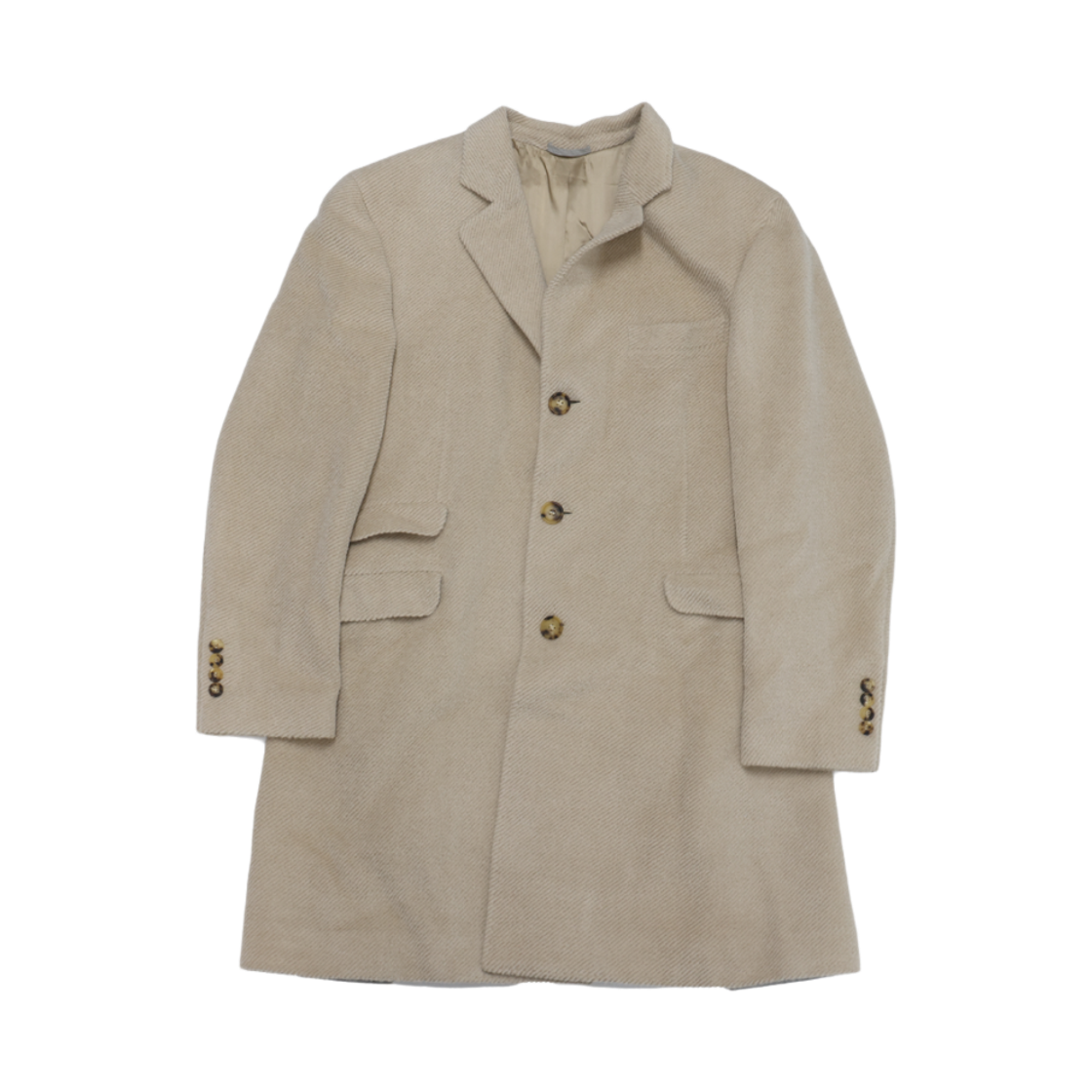 브루넬로 쿠치넬리 싱글 코트 알파카 울 아이보리(Brunello Cucinelli Single Coat in Ivory Alpaca Wool)