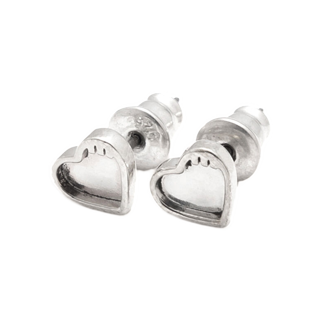 HM31GD088 Human Made Silver Earrings Silver