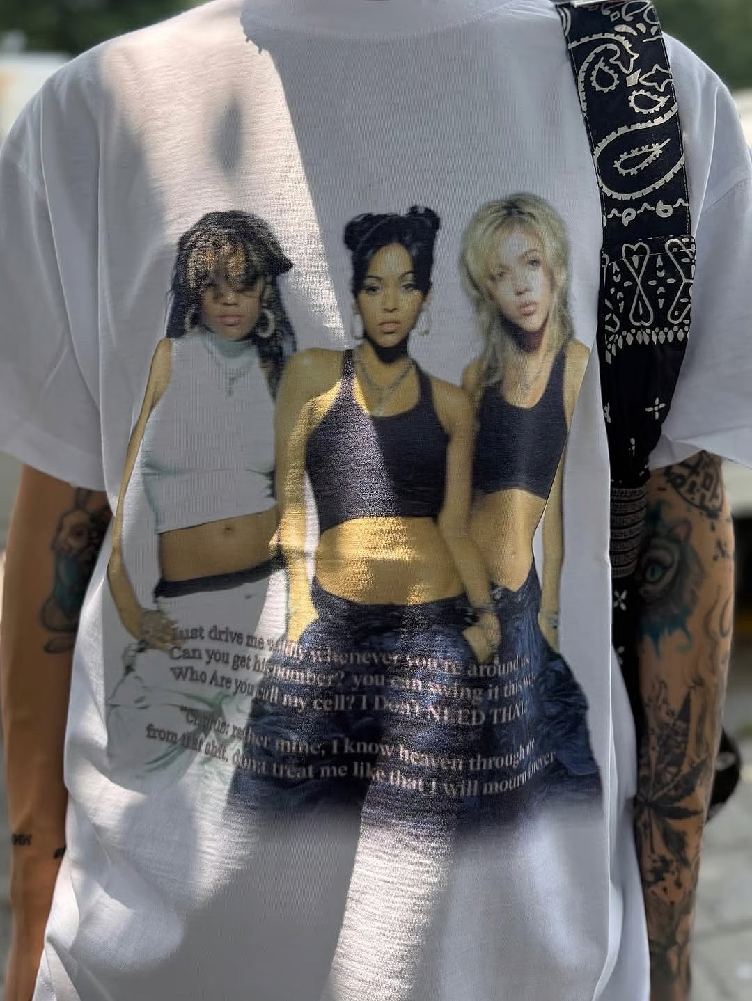 [트리플적립] PACOSPLY Dolly T-Shirts White 착용 스타일