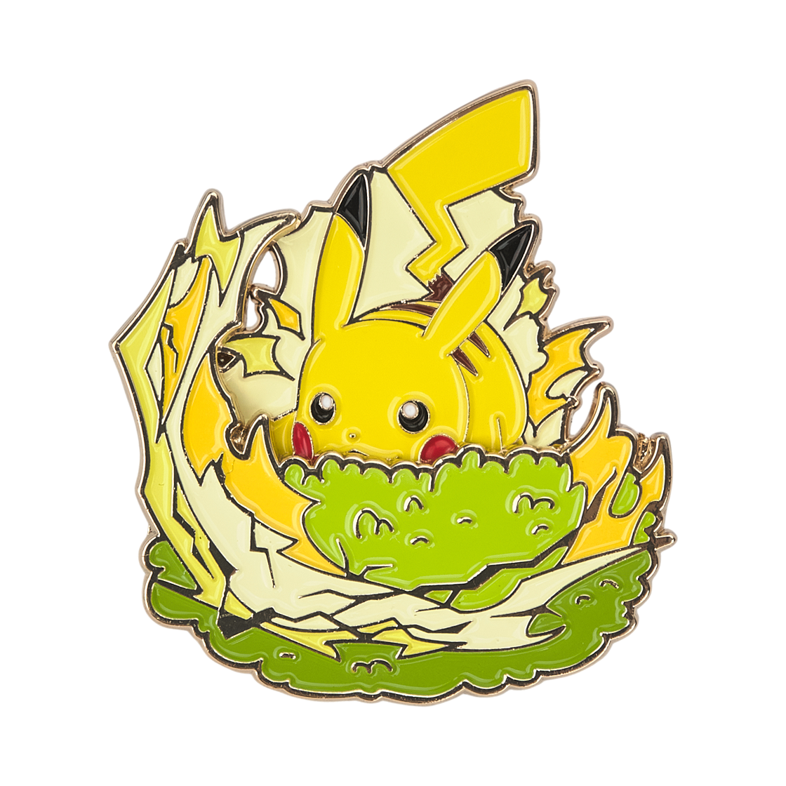 포켓몬 x 이삭토스트 메탈 뱃지 피카츄 (개봉)(Pokemon x Isaac Toast Metal Badge Pikachu (Opened)) - 1