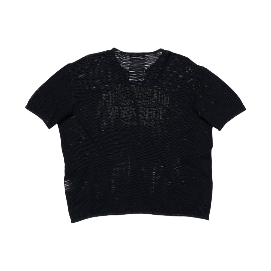 WS2226BSCV10 Stussy x Our Legacy Box T-Shirt Shiitake Overdyed Black
