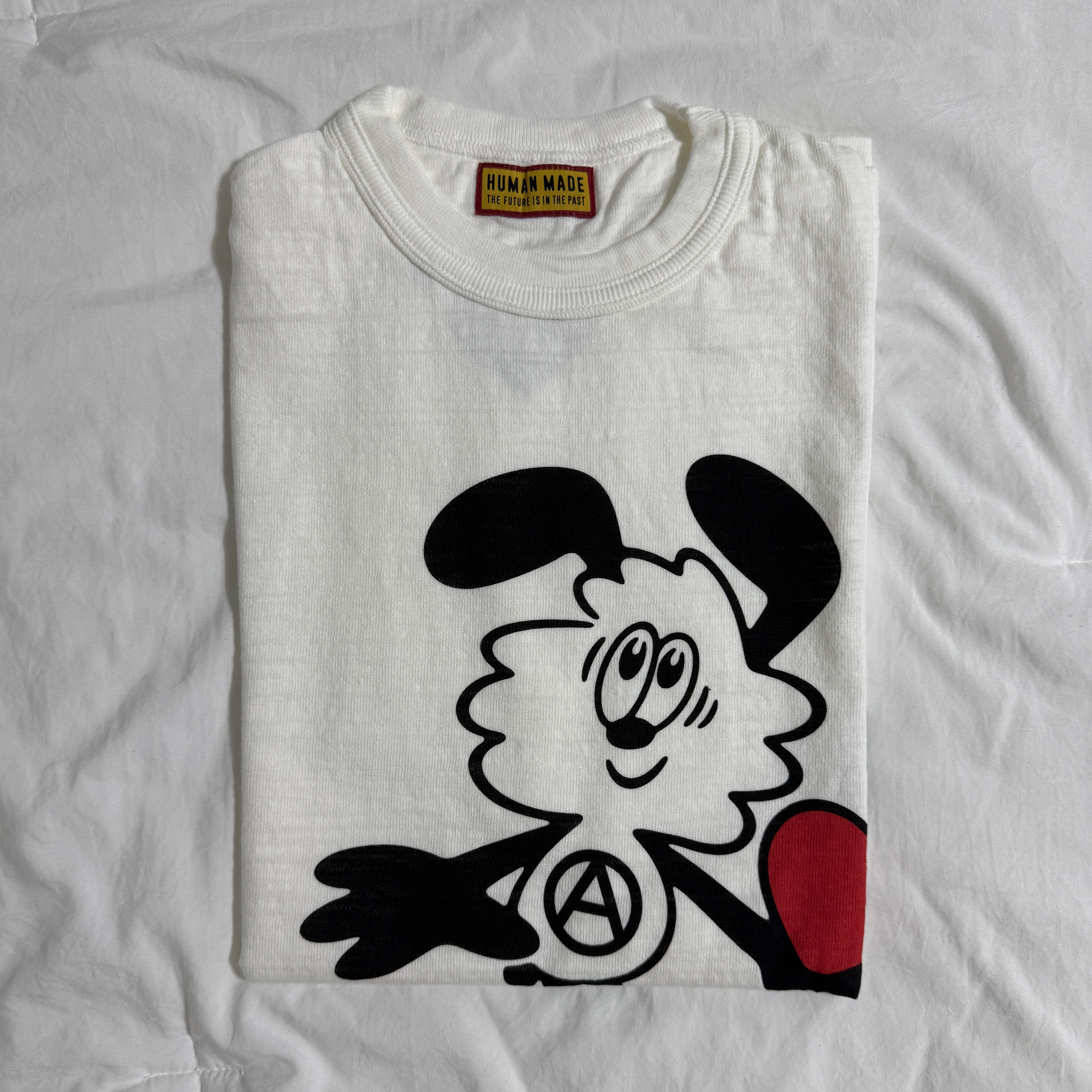 Human Made x Verdy Graphic T-Shirt White - Jamsil Store Exclusvie 착용 스타일 - 1