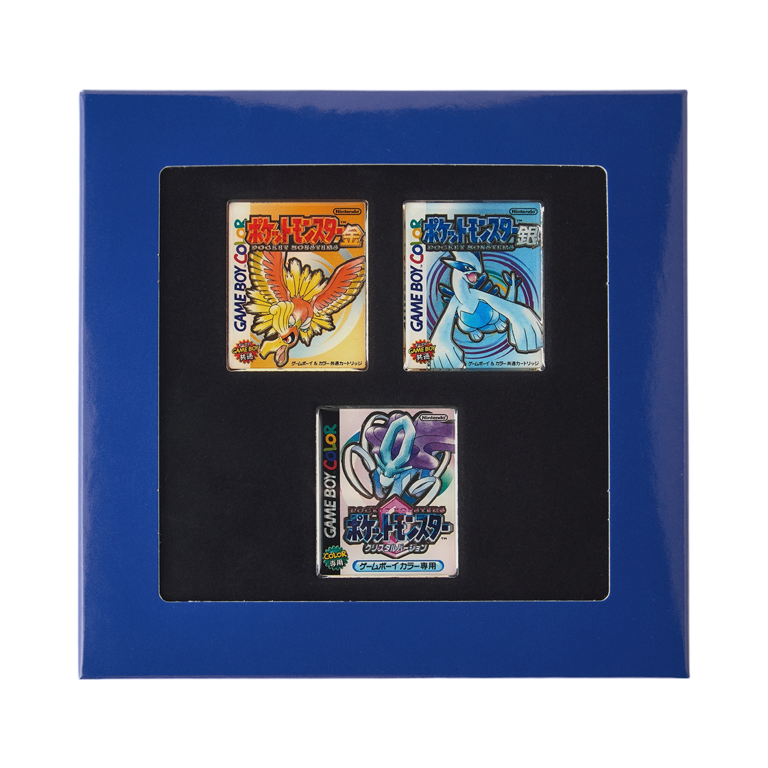 - Pokemon Center Package Pins Pokemon Gold Silver And Crystal Versions