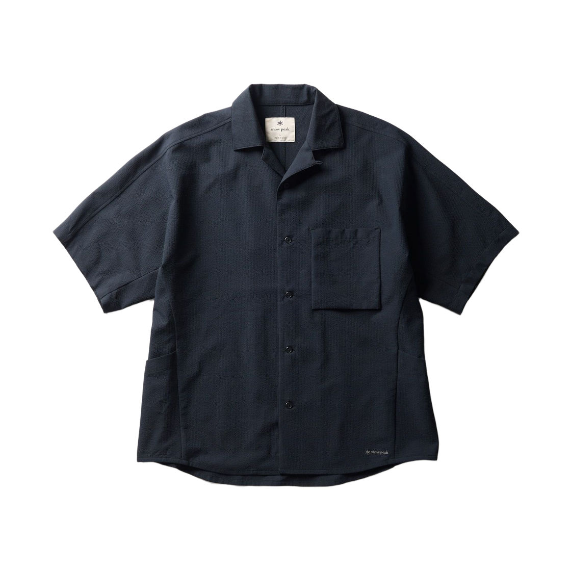 스노우 피크 에어로 숏슬리브 셔츠 블랙(Snow Peak Airo Short Sleeve Shirt Black) - 1