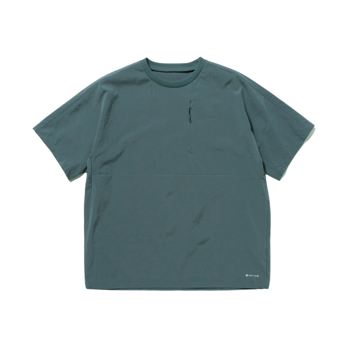 스노우 피크 브리서블 퀵 드라이 티셔츠 블루(Snow Peak Breathable Quick Dry T-Shirt Blue)