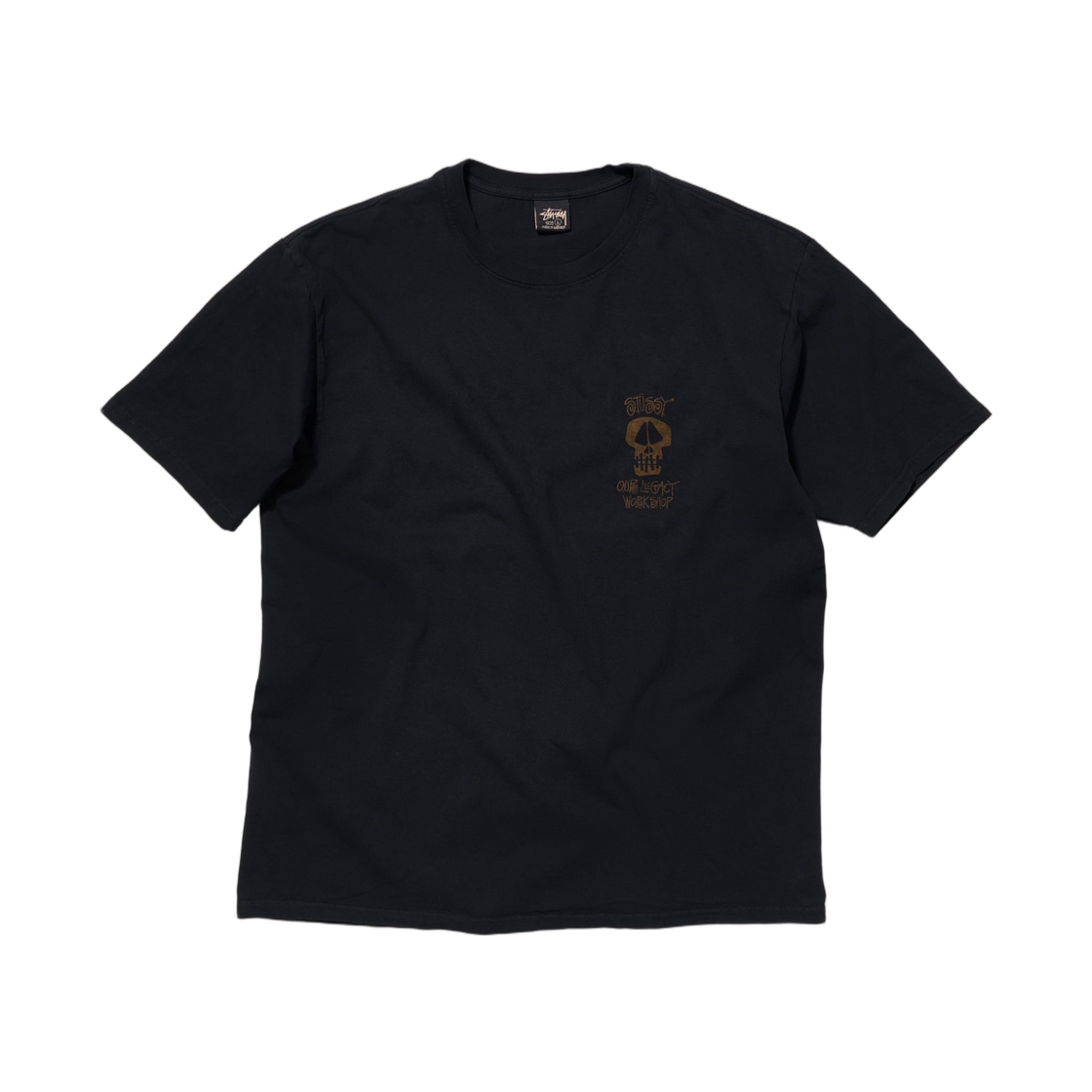 스투시 x 아워레가시 서프 스컬 피그먼트 다이드 티셔츠 클레이 오버다이드 블랙(Stussy x Our Legacy Surf Skull Pig. Dyed T-Shirt Clay Overdyed Black) - 2