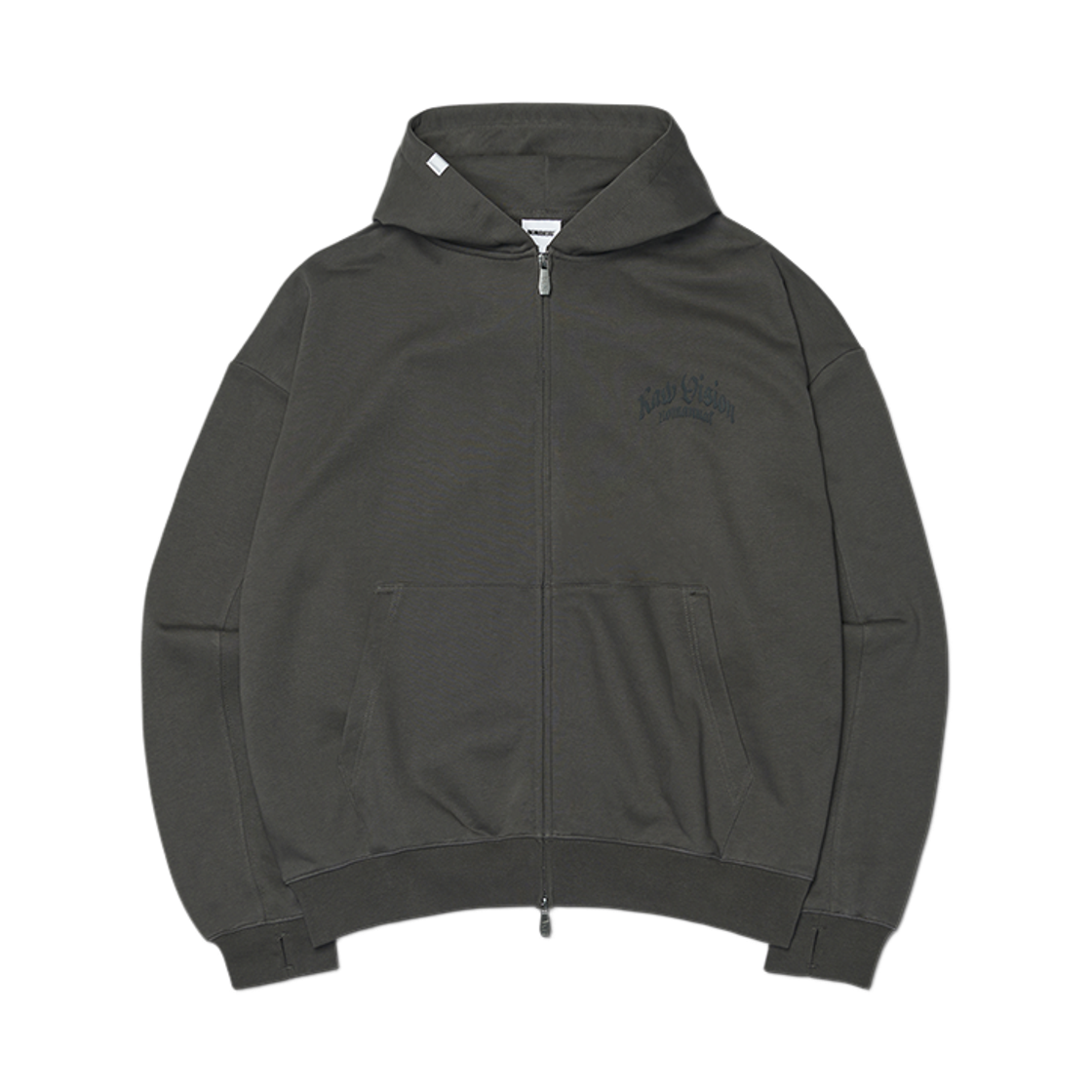 NMSS62HD03CHA NOMANUAL F.P Hooded Zip-Up Charcoal