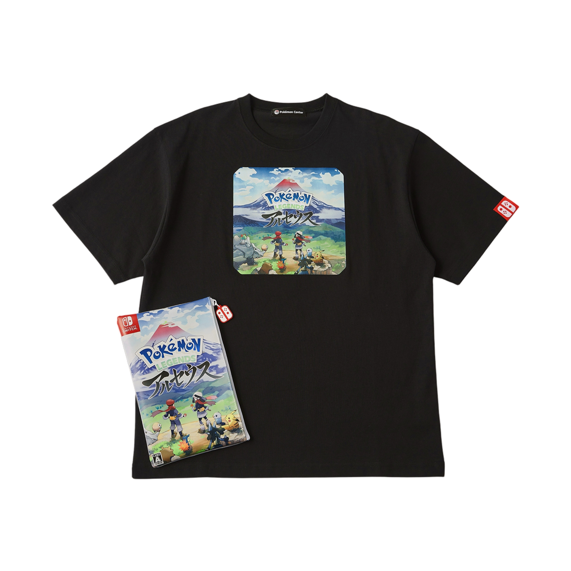 포켓몬 센터 패키지 티셔츠 파우치 포켓몬 레전드 아르세우스(Pokemon Center Package T-Shirt In Pouch Pokemon Legends Arceus) - 1