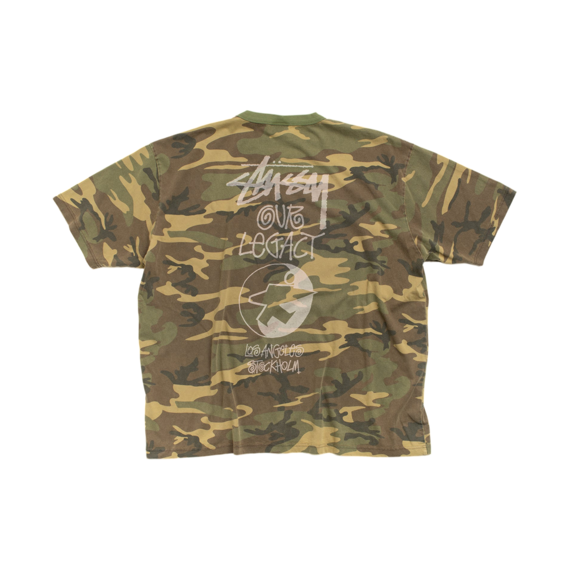 스투시 x 아워레가시 서프맨 티셔츠 오버다이드 카모(Stussy x Our Legacy Surfman T-Shirt Overdyed Camo) - 2