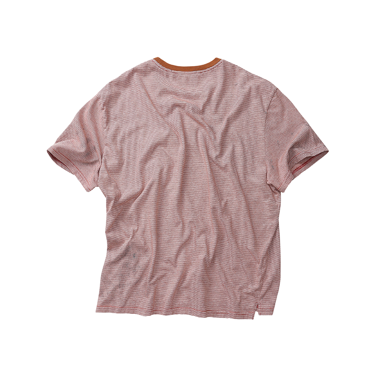아웃도어서비스 더티 스트라이프 포켓 티 w/ 3핀 - 브릭(OS Dirty Stripe Pocket Tee w/ 3 Pins - Brick) - 2
