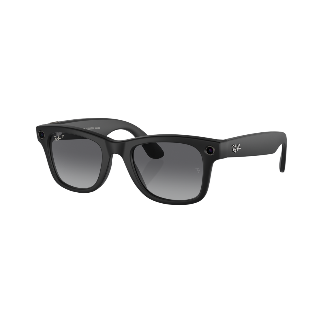 레이밴 메타 웨이페어러 1세대 매트 블랙 프레임 그래파이트 편광 렌즈 하이 브릿지 핏(Ray-Ban Meta Wayfarer Gen 1 Matte Black Frame Graphite Polarized Lense High Bridge Fit)