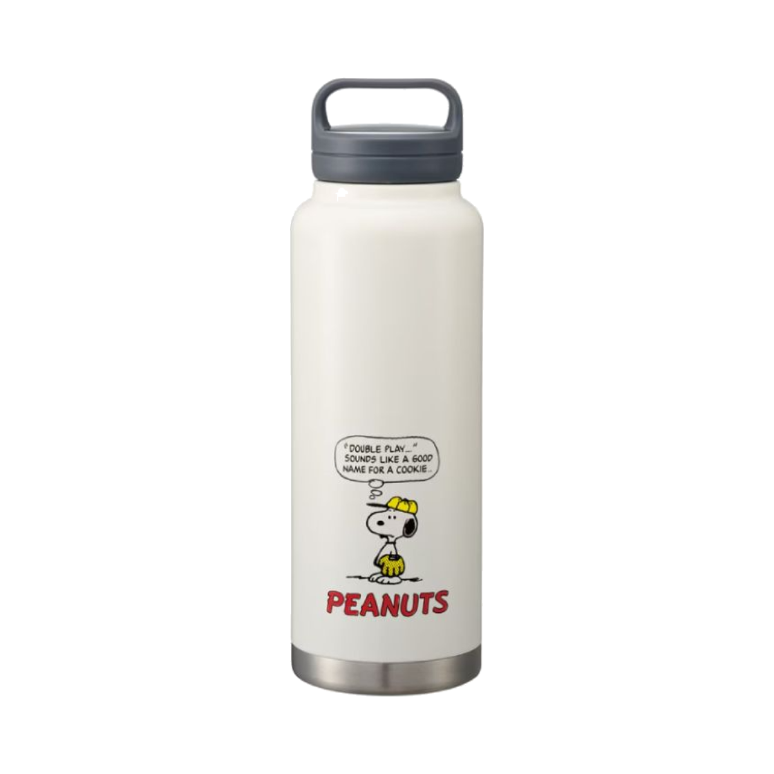 스케이터 스누피 베이스볼 핸들형 스테인레스 머그 보틀 1200ml(Skater Snoopy Baseball Handle Stainless Mug Bottle 1200ml)