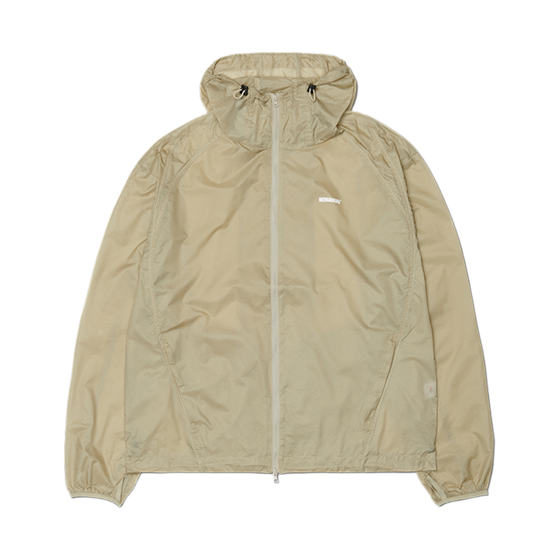 NMSS62WB02BEG NOMANUAL Dune Light Nylon Jacket Beige