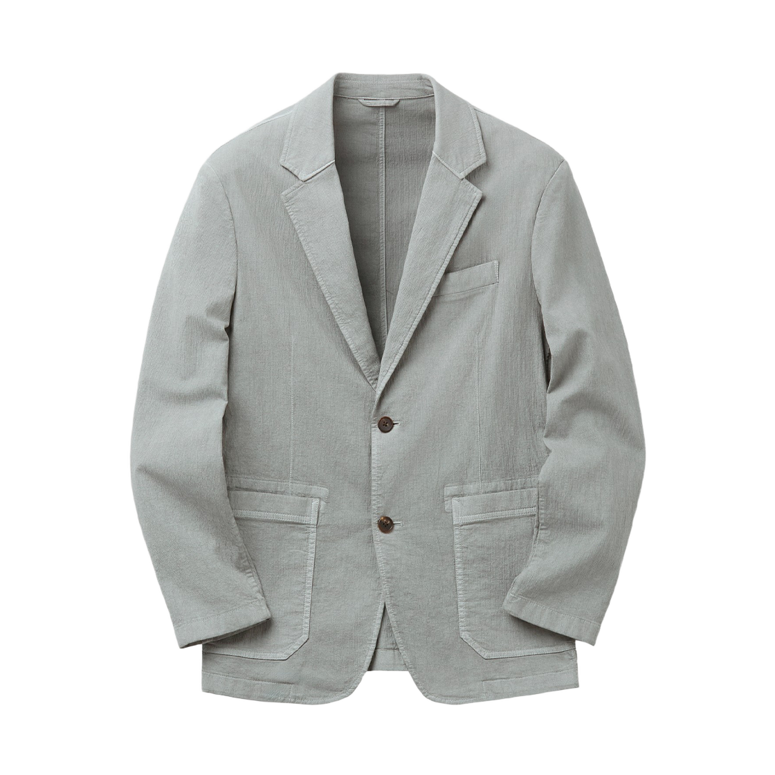 시리즈 셋업 염색 조직감 기본핏 재킷 라이트 베이지(Series Set Up Garment-Dyed Textured Regular-Fit Jacket Light Beige) - 1