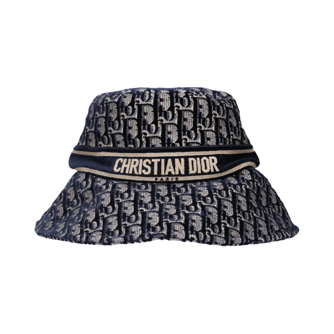 IT4TC8VQPP84 Dior Oblique Embroidered Bucket Hat Navy