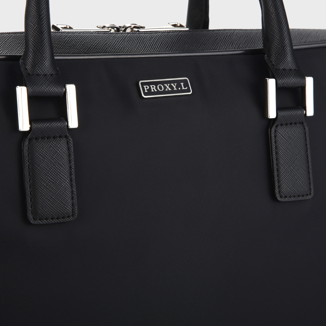 프록시엘 리사이클 나일론 와이드 오픈 브리프케이스 블랙(PROXY.L Recycled Nylon Wide Open Briefcase Black) - 3