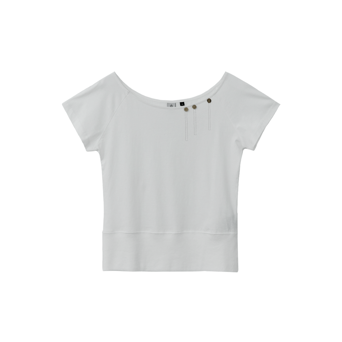 폴리테루 우먼 코하나 티 화이트(Polyteru Women Kohana Tee White)