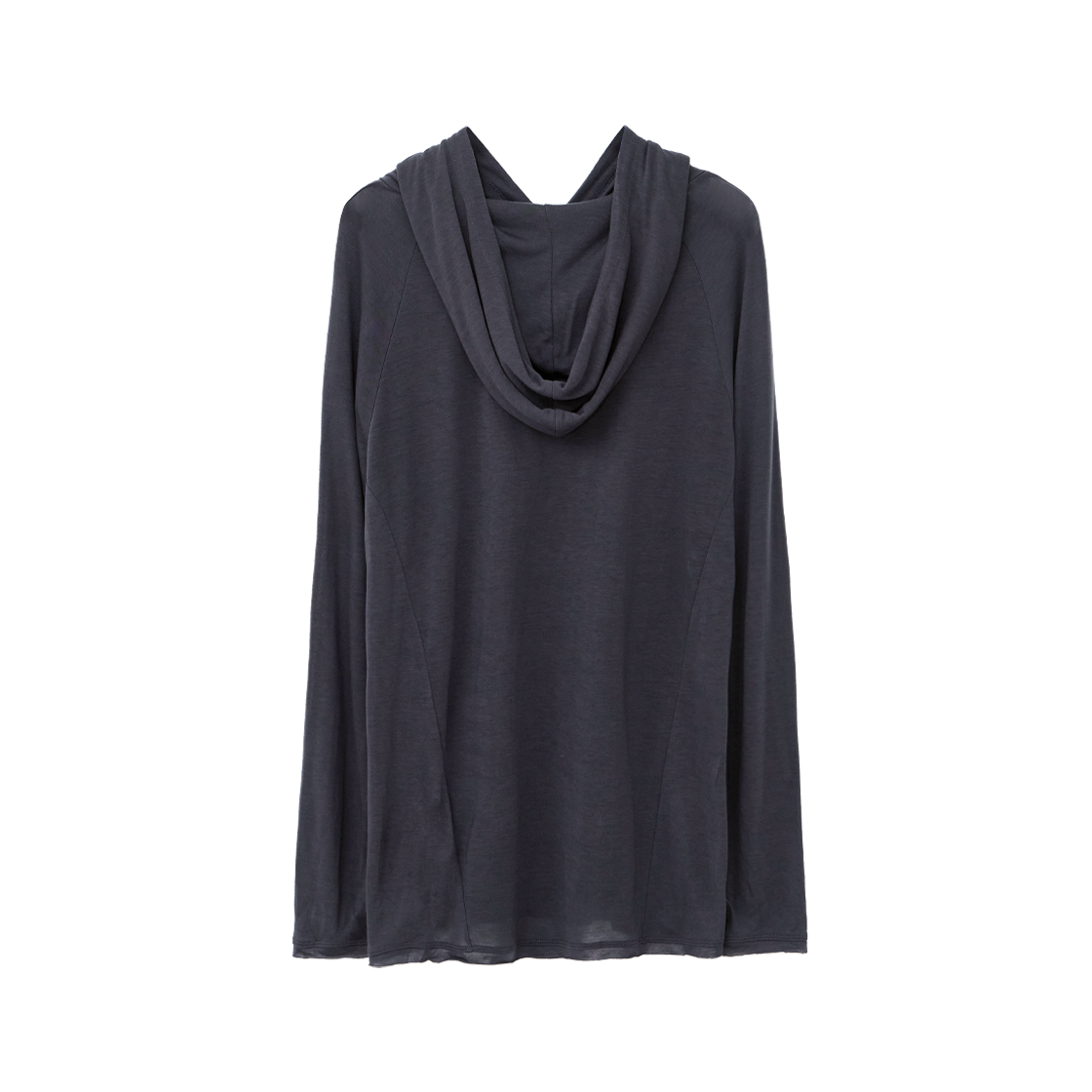 폴리테루 우먼 시어 후디 블루 차콜(Polyteru Women Sheer Hoodie Blue Charcoal) - 2