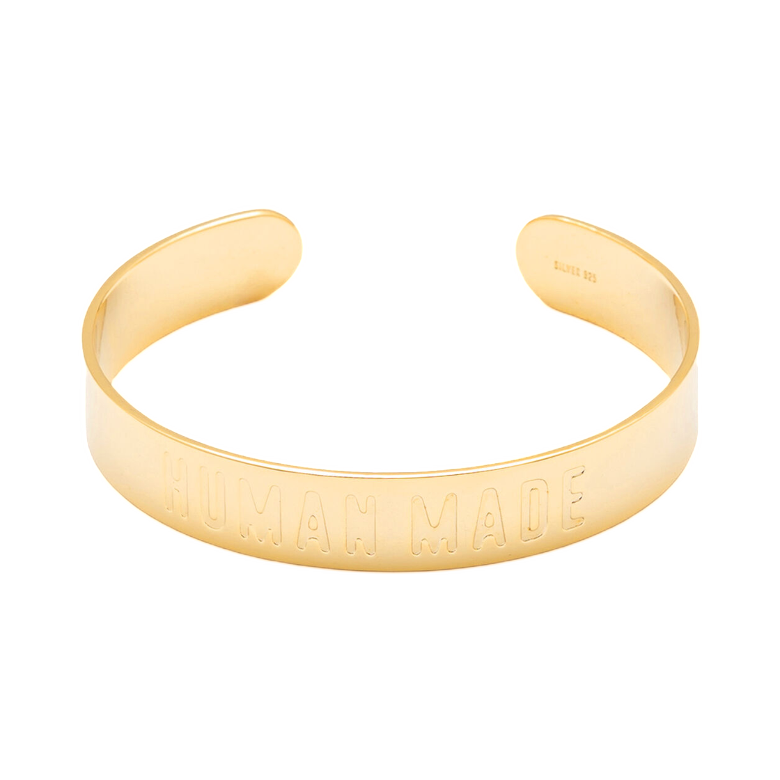 HM31GD087 Human Made Silver Bangle Gold