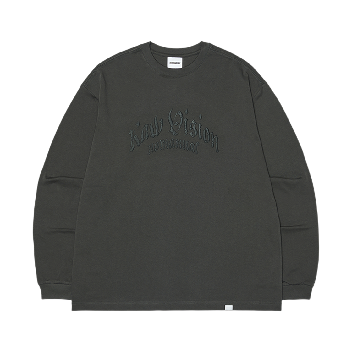 NMSS62LS01CHA NOMANUAL F.P Long Sleeve Tee Charcoal