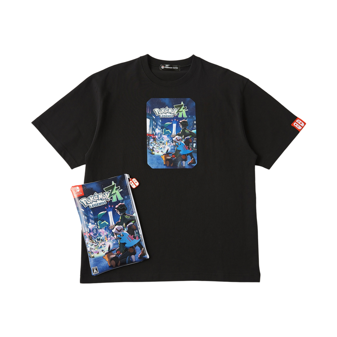 - Pokemon Center Package T-Shirt In Pouch Pokemon Legends Z-A