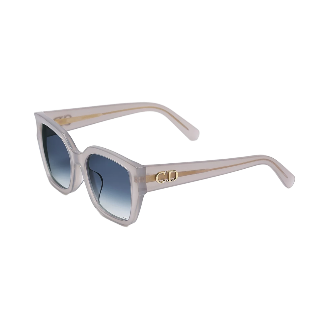 (W) 디올 디올글로우 S1F 선글라스 스퀘어 선글라스 씨 글래스 그레이((W) Dior Diorglow S1F Sunglasses Square Sunglasses Sea Glass Gray) - 2