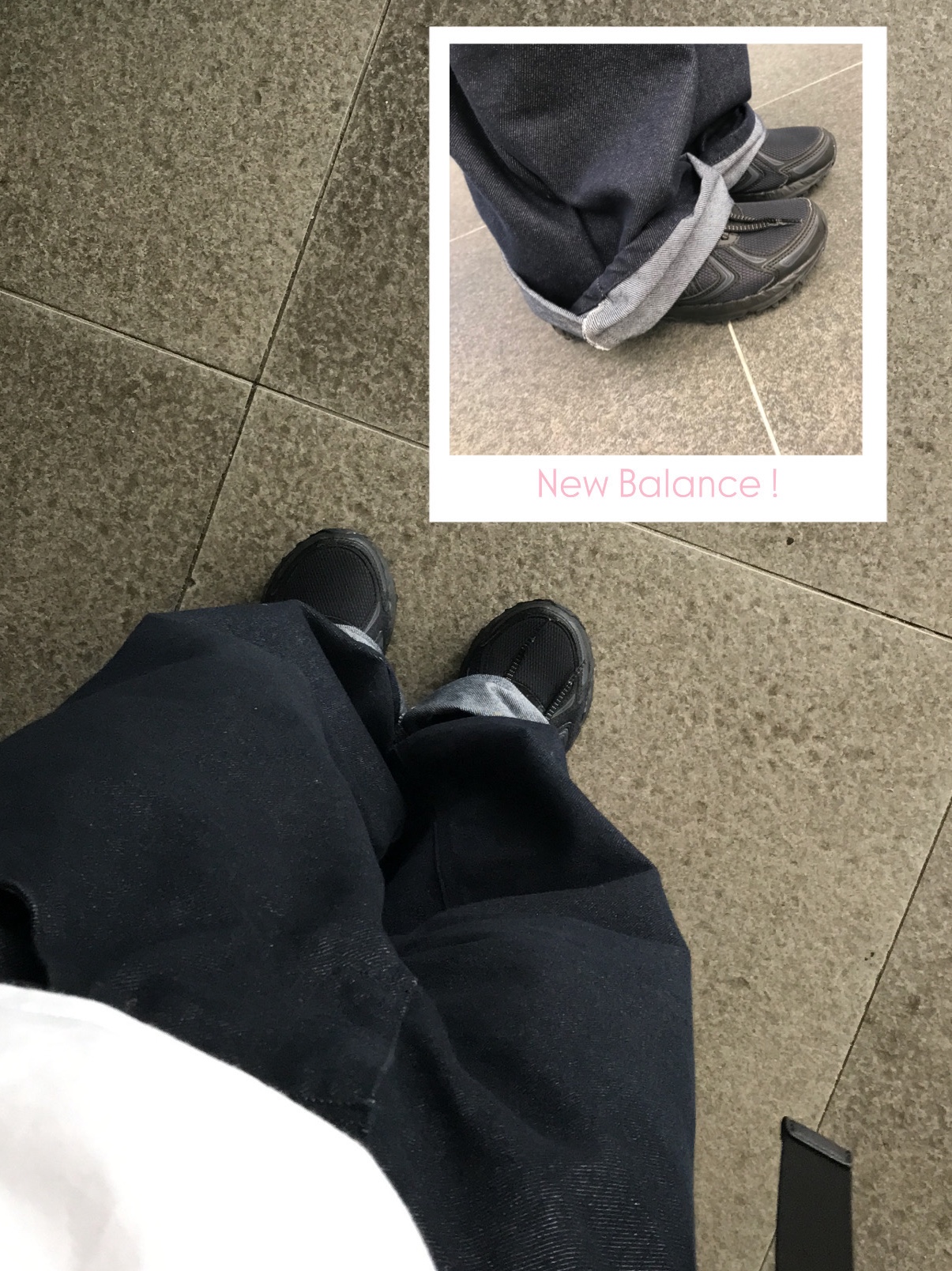 New Balance 410v5 Black - 2E Wide 착용 스타일