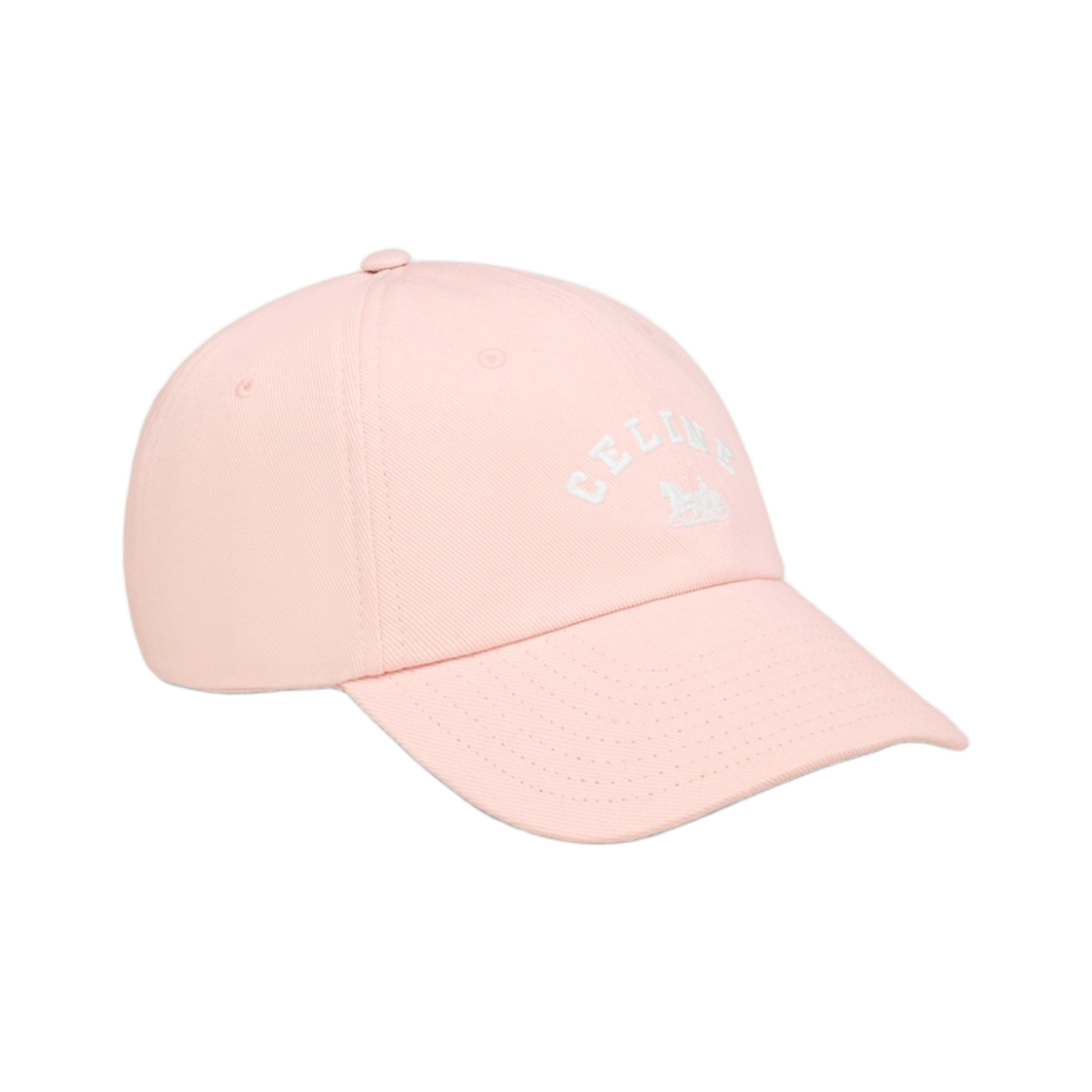 (W) 셀린느 리슐리외 캡 코튼 트윌 페일 핑크((W) Celine Richelieu Cap in Cotton Twill Pale Pink) - 2
