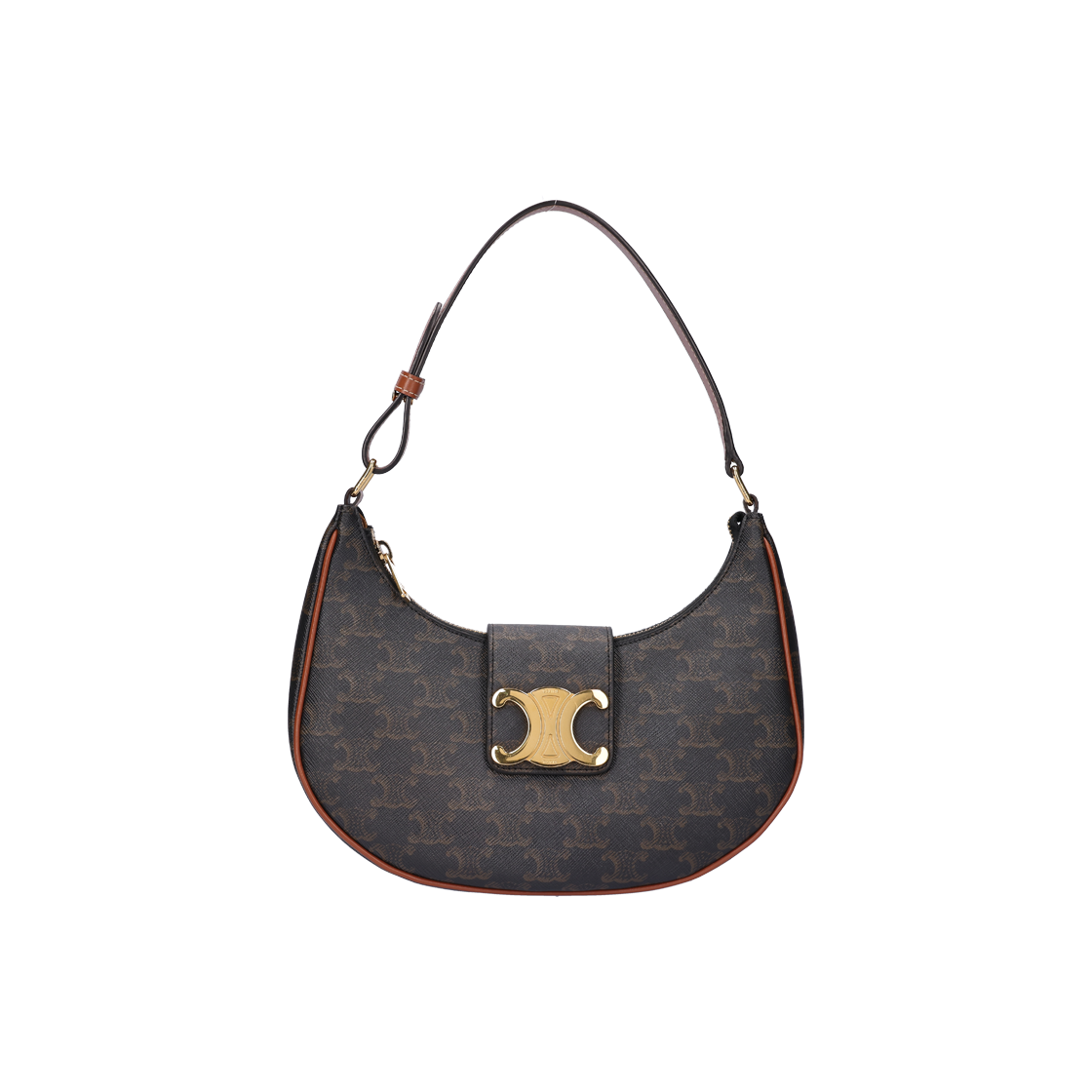 ITDOCJVDBRS4 Celine Medium Ava Triomphe Canvas Bag in Tan