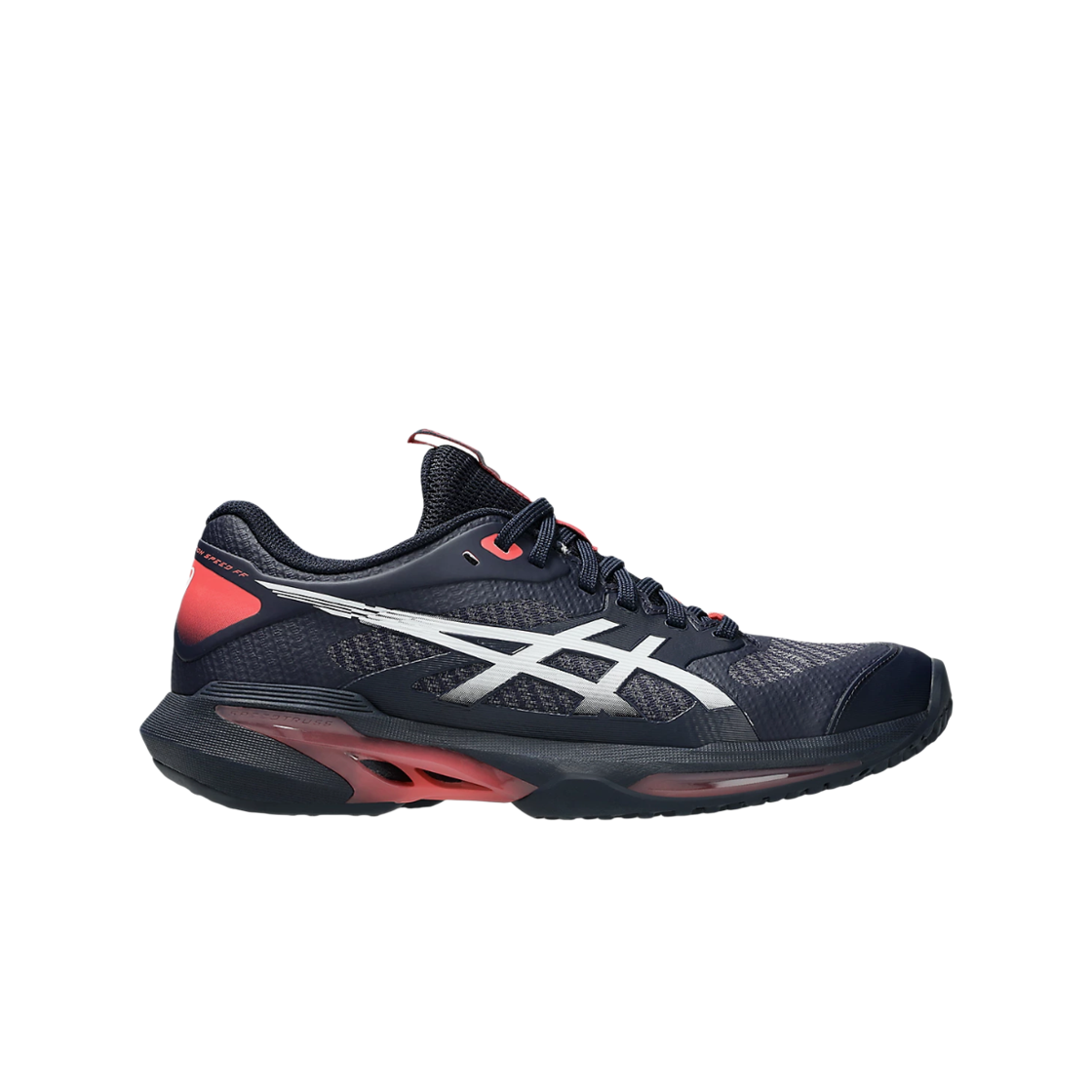 1042A306-401 (W) Asics Solution Speed FF 4 OC Midnight White - B Standard