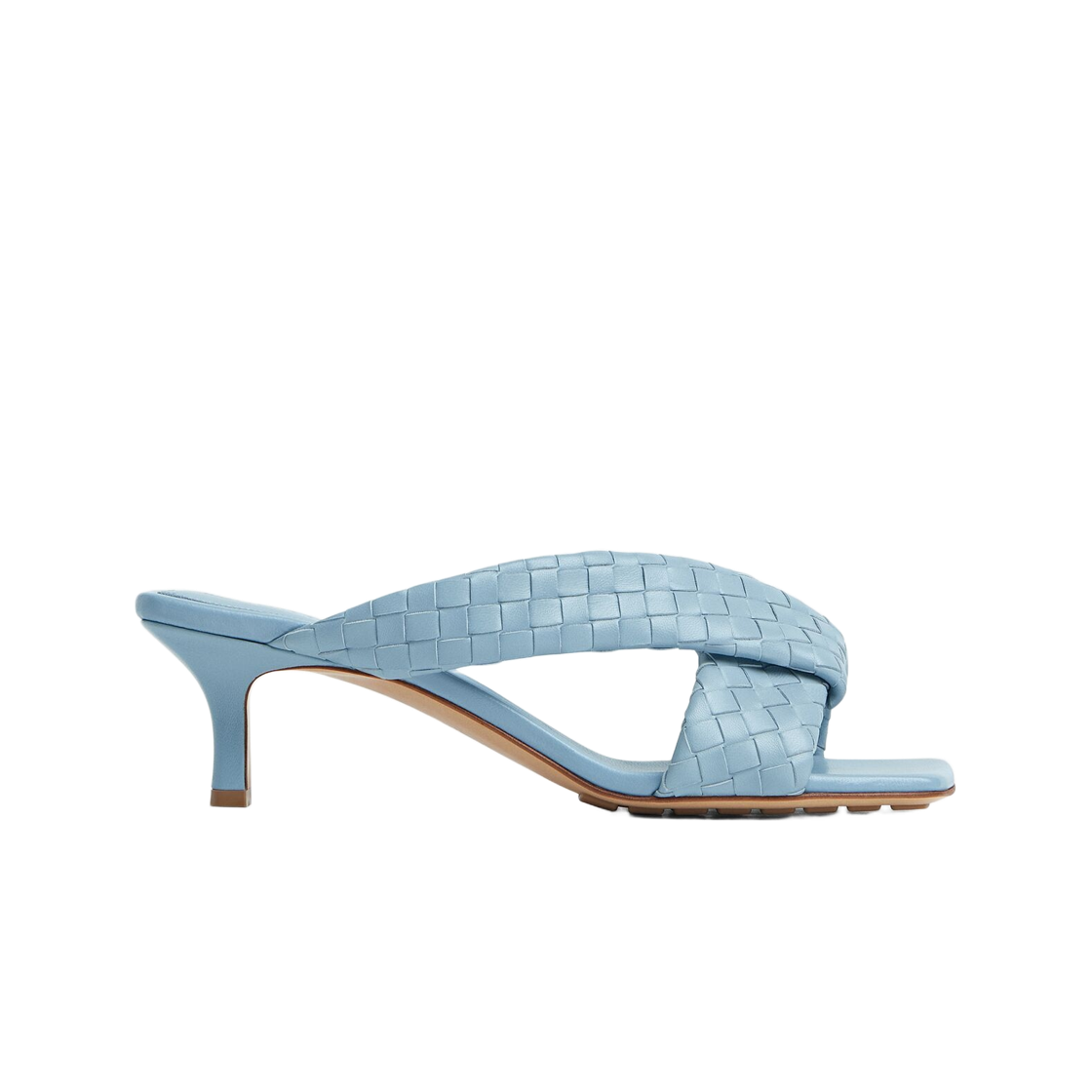 837835V2ED09113 (W) Bottega Veneta Riva Mule New Ice