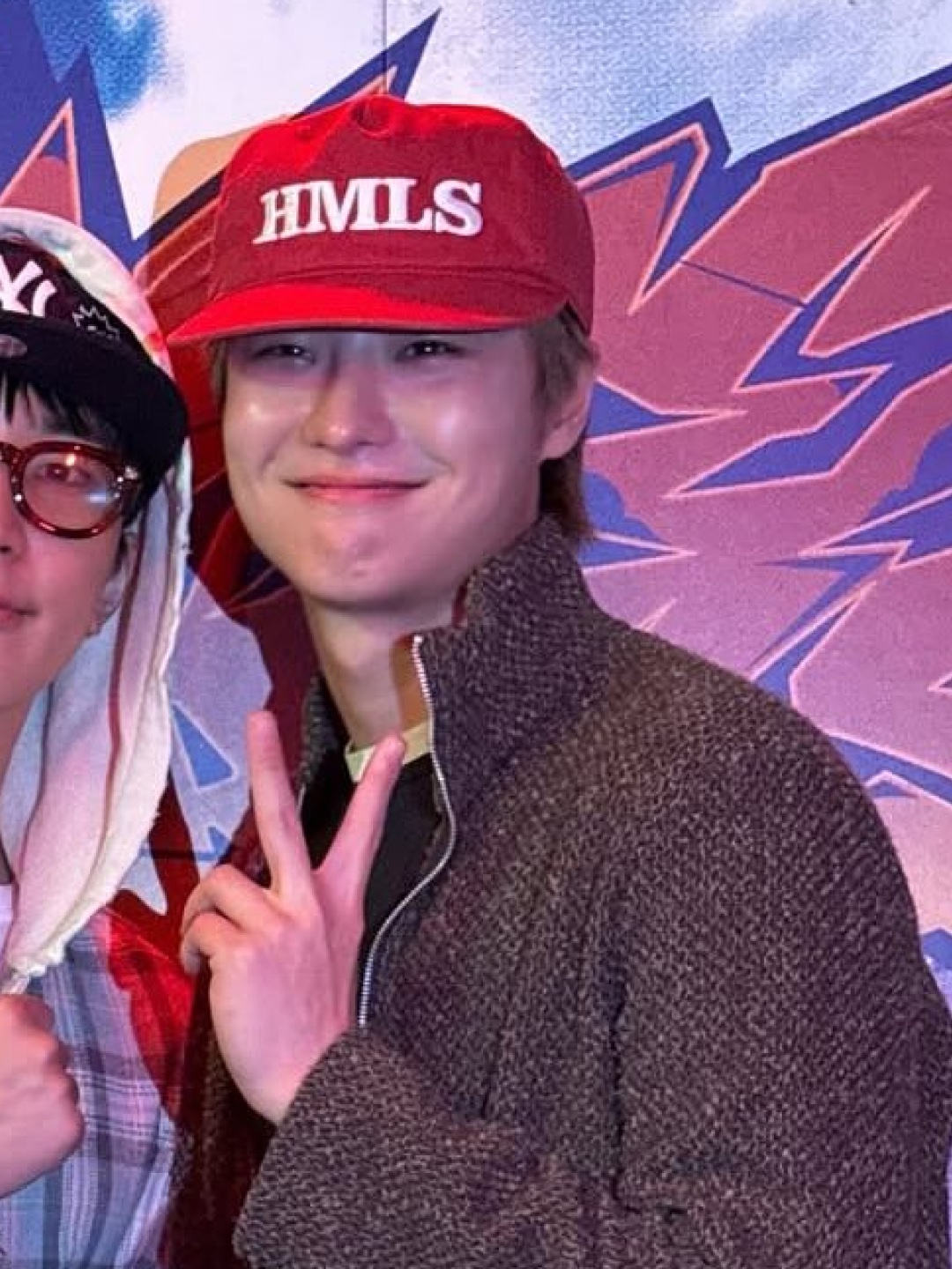 Hommless HMLS Vintage 5 Panel Hat Washed Red, Hommless HMLS Vintage 5 Panel Hat Black 착용 스타일 - 5