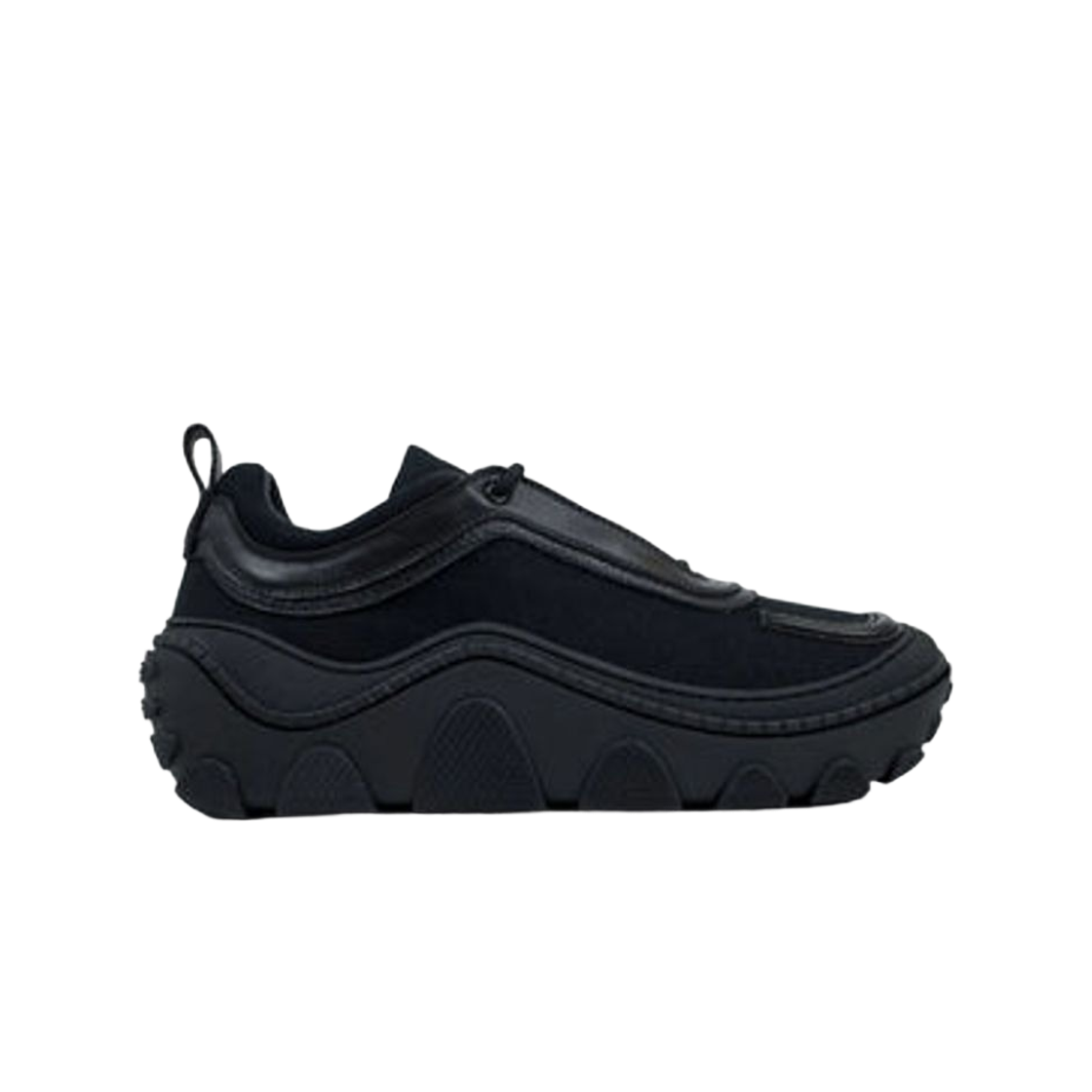 KKSS24FT01-99 Kiko Kostadinov Tonkin Canvas Low Shoes Black Slate