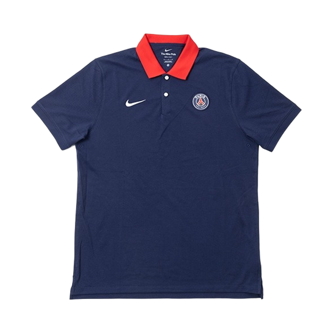 FZ7245-410 Nike Paris Saint-Germain Dri-Fit Football The Nike Polo Midnight Navy University Red (FZ7245-410) (Non Marking Ver.)