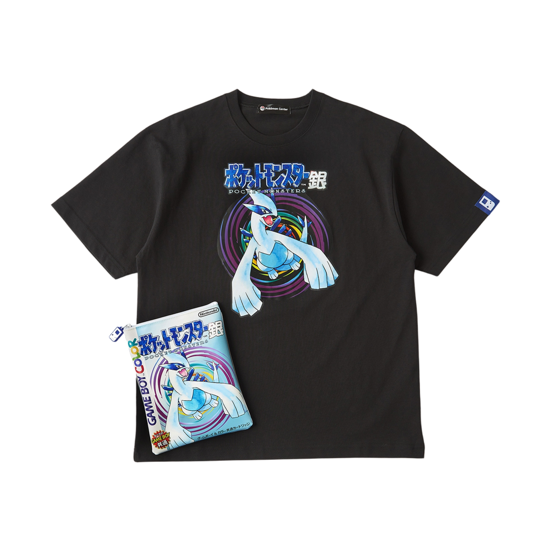 - Pokemon Center Package T-Shirt In Pouch Pokemon Silver