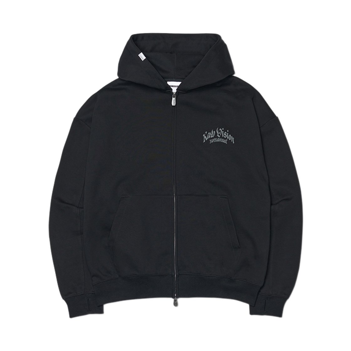 NMSS62HD03BLK NOMANUAL F.P Hooded Zip-Up Black