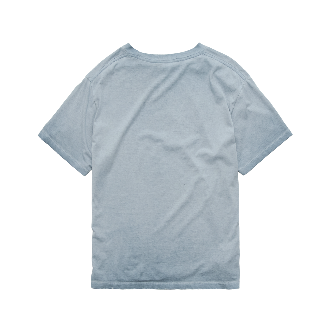 폴리테루 포그 1/2 티 하드 워시드 라이트 블루(Polyteru Fog 1/2 Tee Hard Washed Light Blue) - 2