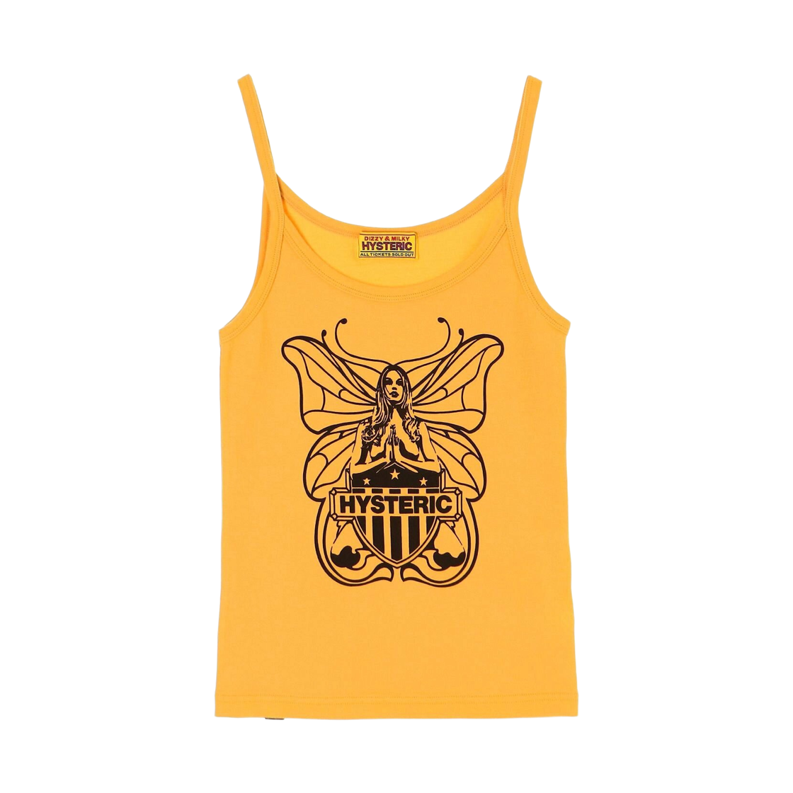 01261CR09 (W) Hysteric Glamour Levitated Girl Camisole Yellow