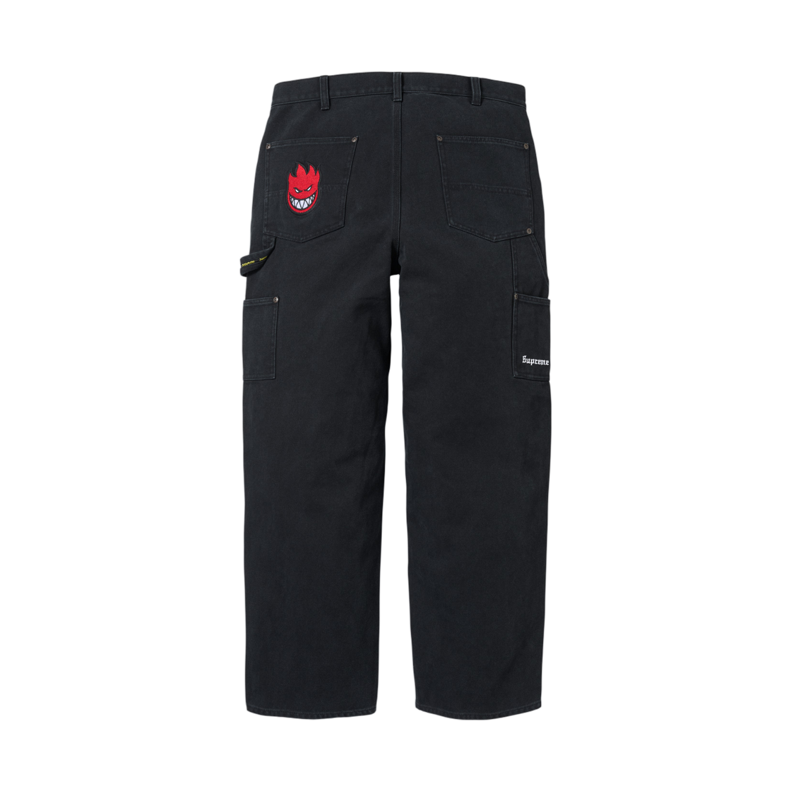 슈프림 x 스핏파이어 더블 니 페인터 팬츠 블랙 - 26SS(Supreme x Spitfire Double Knee Painter Pant Black - 26SS) - 2