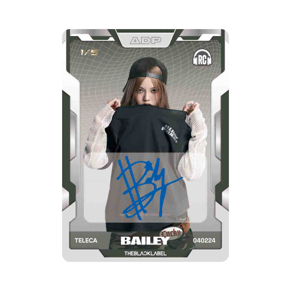 테레카 올데이 프로젝트 한정 오토그래프 패러렐 베일리(TELECA Allday Project Limited Autograph Parallel Bailey)