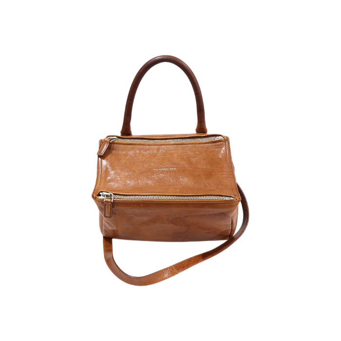 지방시 브라운 고트스킨 은장 판도라 스몰 2WAY(Givenchy Brown Goatskin Silver Pandora Small 2-Way Bag) - 1