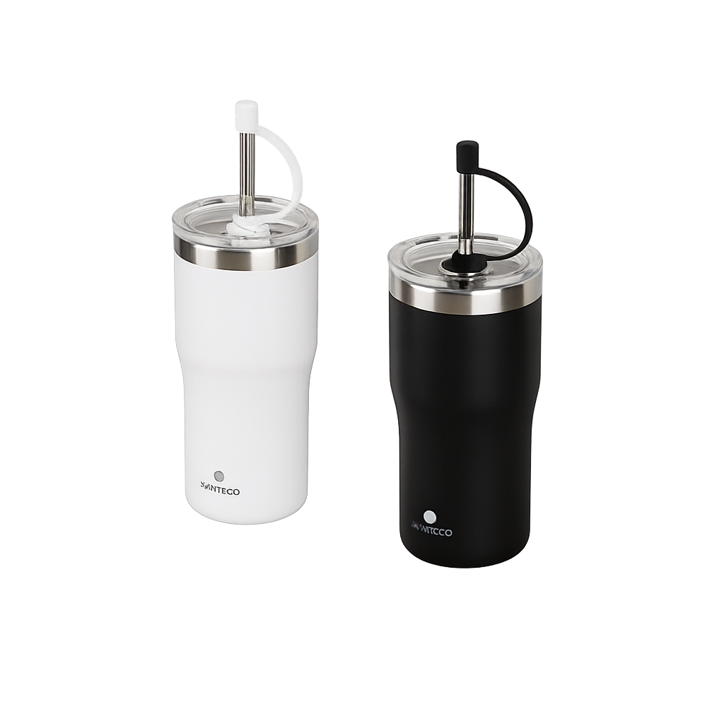 산테코 트로사 스틸 스트로우 보온보냉 텀블러 500ml(Santeco Trosa Stainless Straw Insulated Tumbler 500ml)