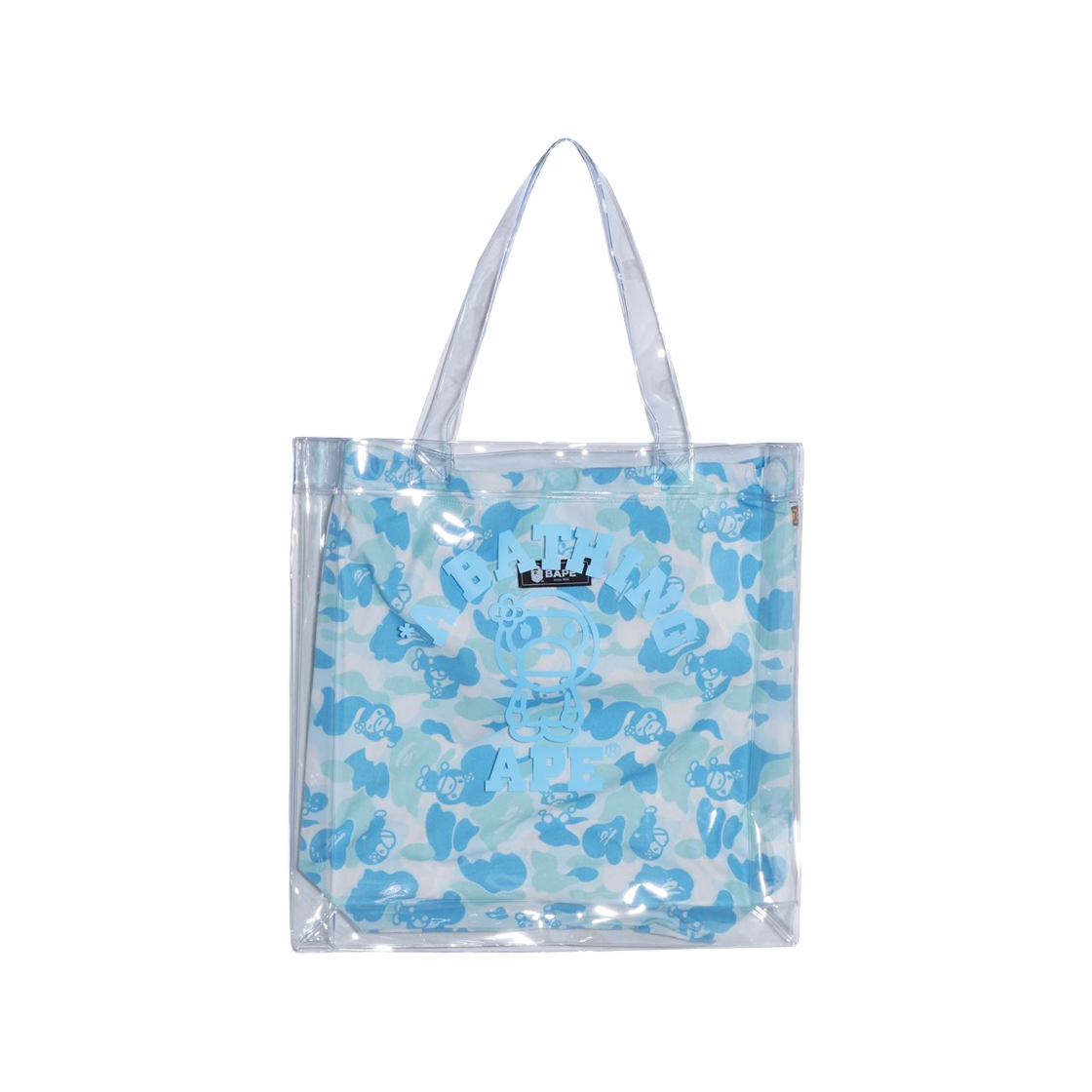 - BAPE Baby Lisa ABC Camo PVC Bag Sax