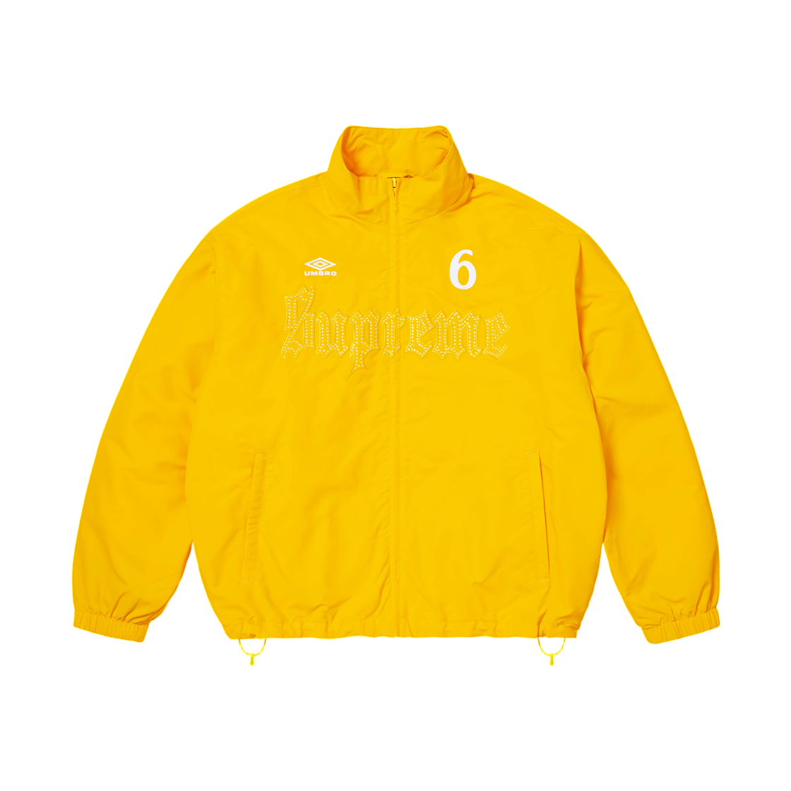 - Supreme x Umbro Rhinestone Track Jacket Yellow - 26SS