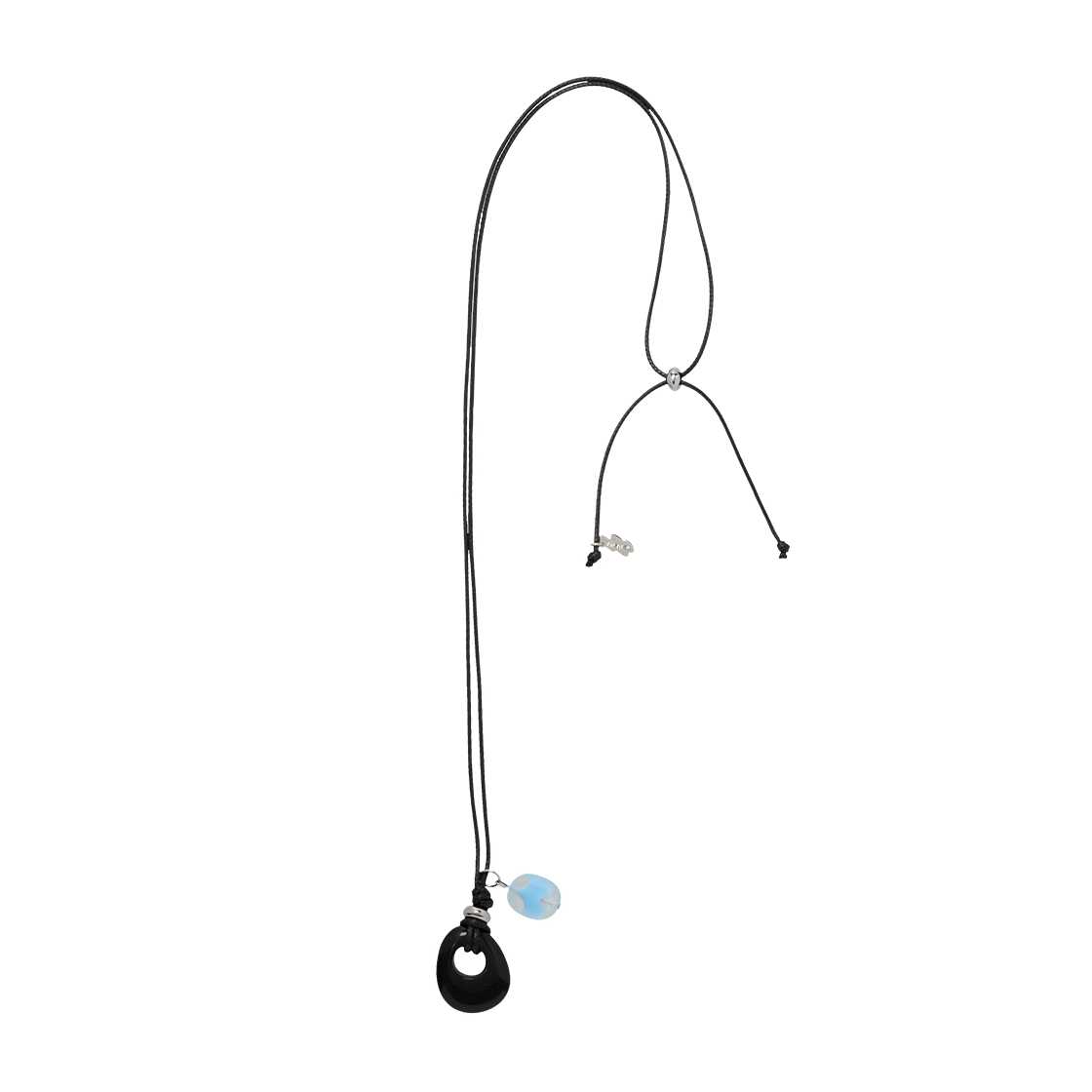 리오므 시아누스 매듭 목걸이(Riomeu Cyanus Lnotted Necklace)